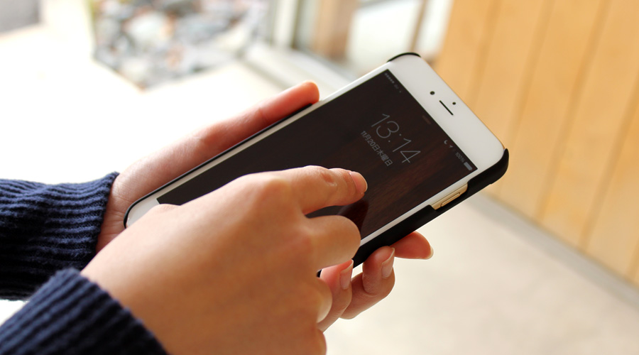 iPhone6 PLUS用 木製アイフォンケース