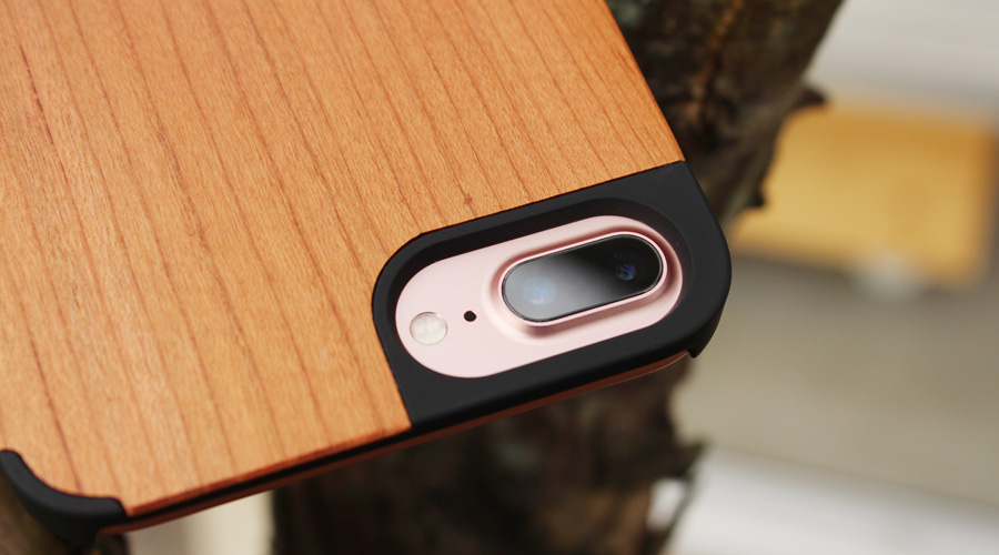 iPhone7 Plus用木製アイフォンケース チェリー
