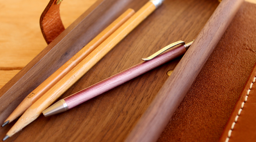 木製携帯ボールペン