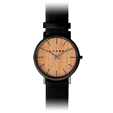 文字盤に本木目を使用した美しいシンプルな腕時計「WATCH 1100」
