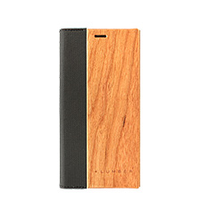 Xperia XZ用 手帳型木製スマートフォンケース　チェリー
