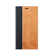 木製スマートフォンケース Xperia XZプレミアム用手帳型ケース